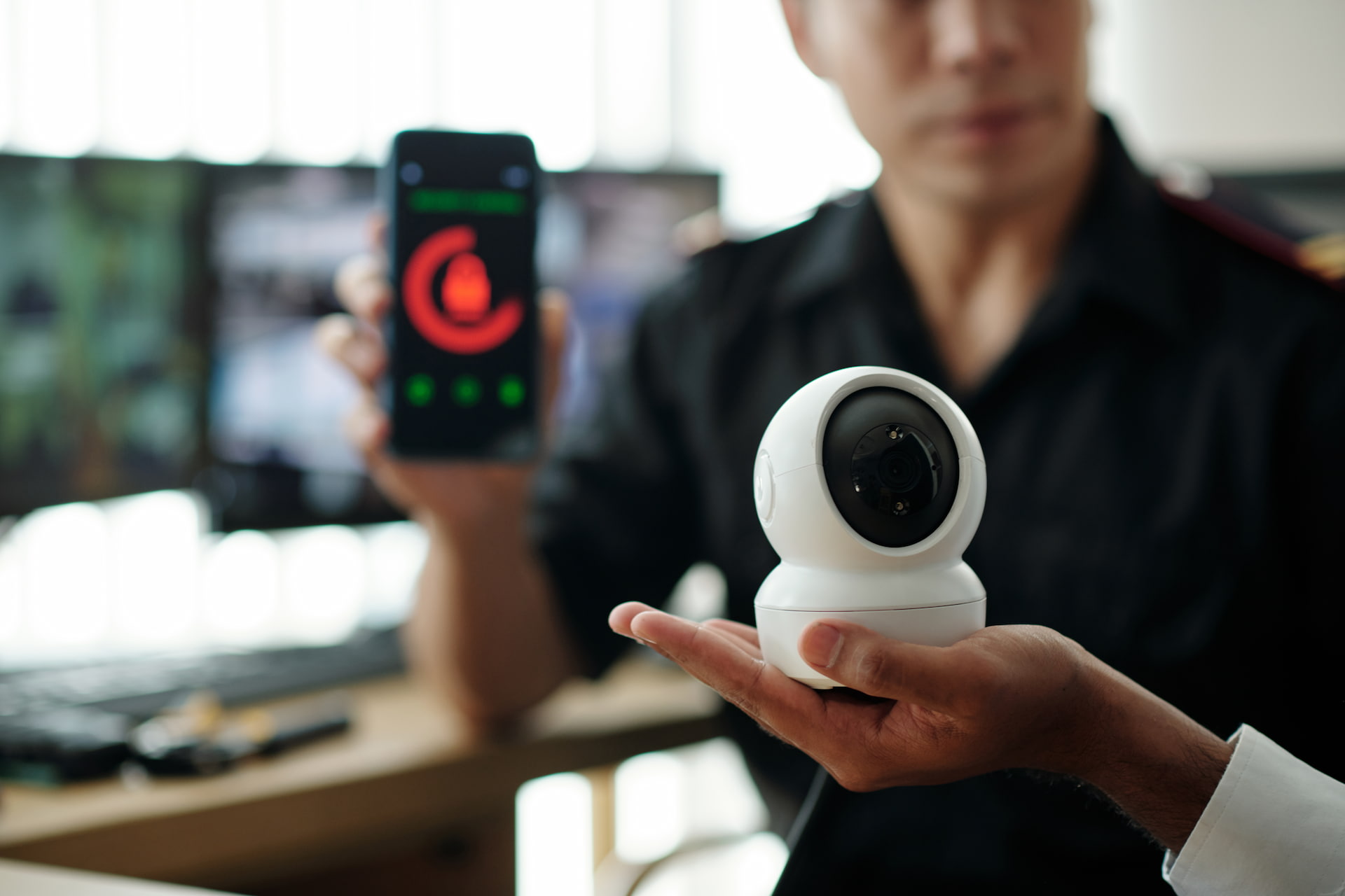 partes de una camara de seguridad